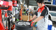 自動車タイヤ交換｜自動車の整備・車検・修理・タイヤ交換のことなら米沢の自動車整備工場の安部モータース